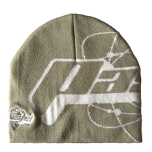Load image into Gallery viewer, Pastel Skull Beanie - Grey/White
