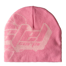 Load image into Gallery viewer, Pastel Skull Beanie - Pink/White
